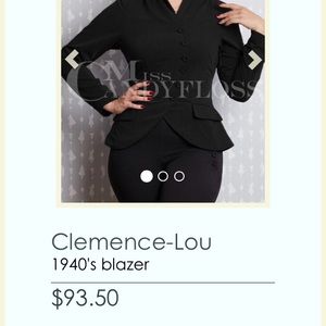 Miss Candyfloss Plus Size 2x Clemence-Lou blazer